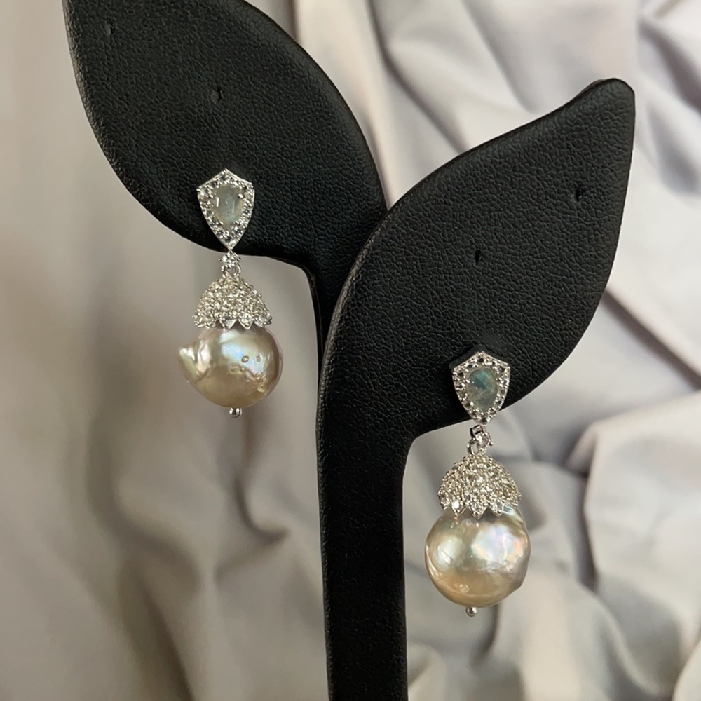 JTV Freshwater Pearl Earrings